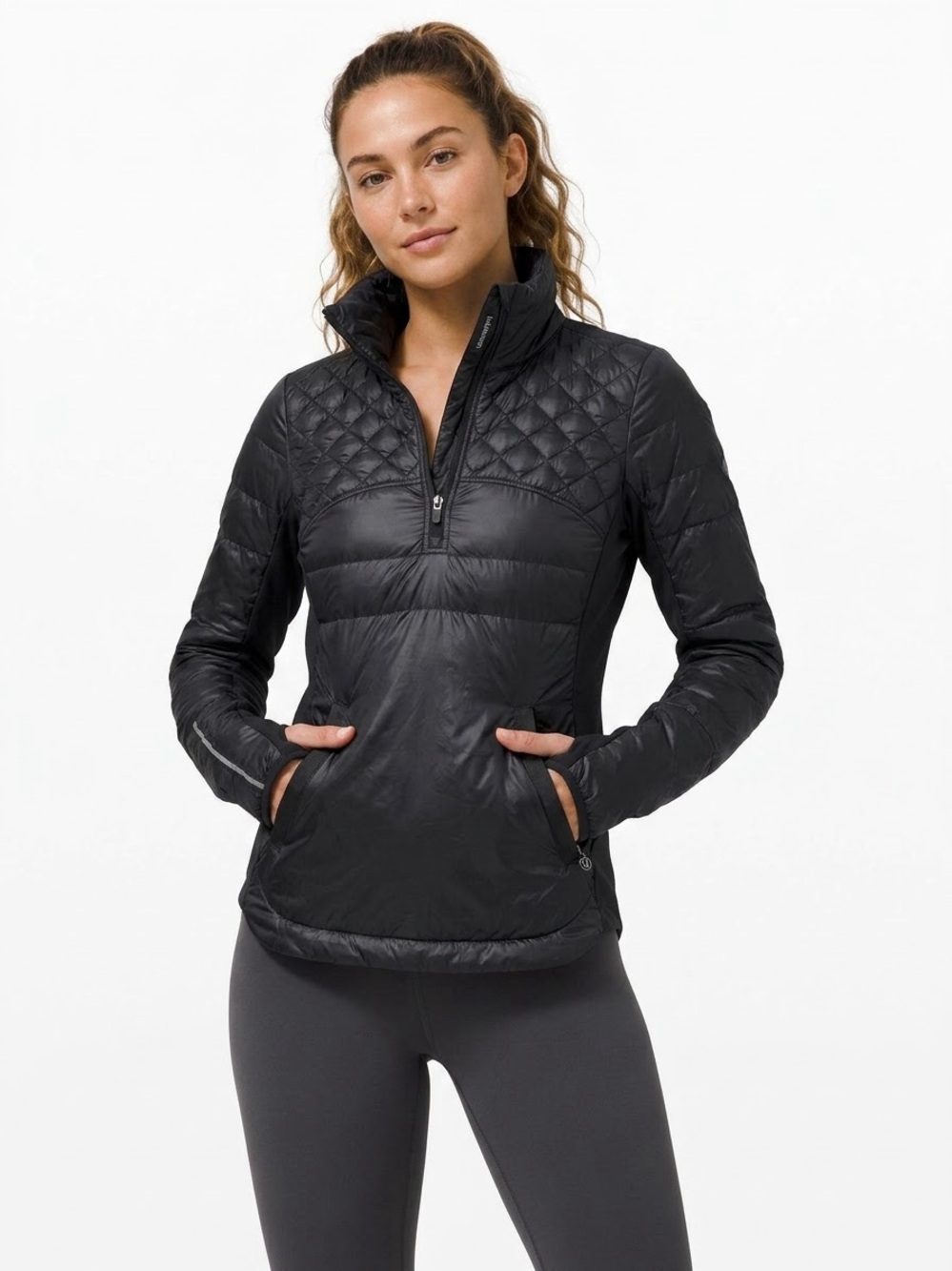 LULULEMON | TURN AROUND 1/2 ZIP DOWN FILLED RUNNING JACKET